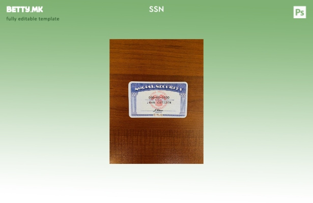 модерен стил USA SSN photolook темна дрвена позадина на масата ПРЕДЕН шаблон